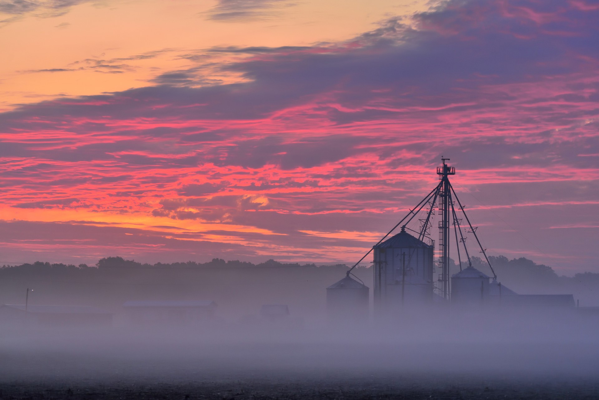 Eastern Shore Farm at Sunrise